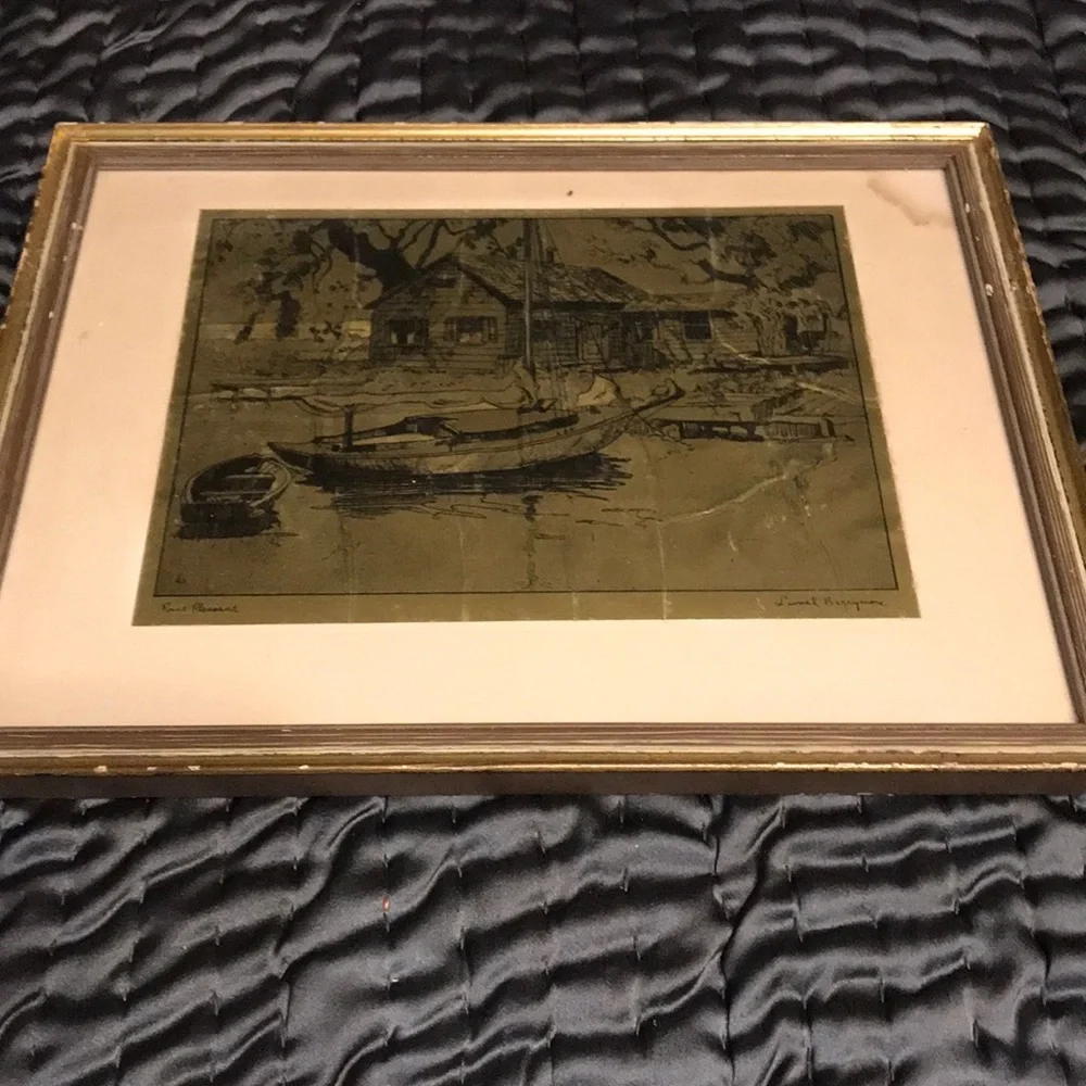 Lions Barrymore gold foil prints